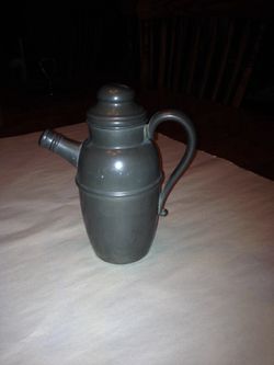 Pewter federal cocktail shaker