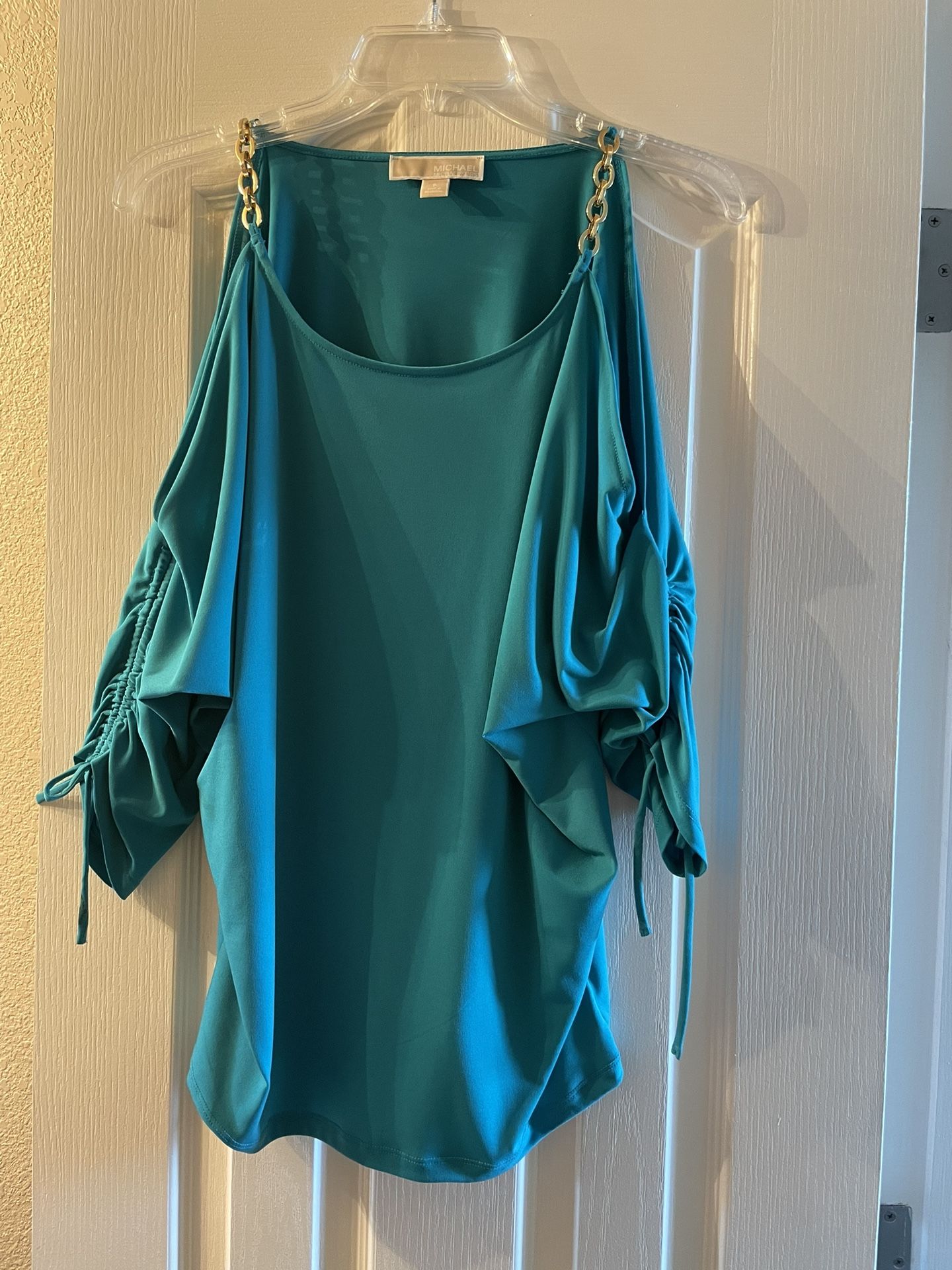 Michael Kors Gold Chain Shoulder Strap  Ladies Blouse