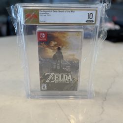 The Legend of Zelda: Breath of the Wild, Nintendo Switch GRADED PSA 10 A++🛡️🗡️
