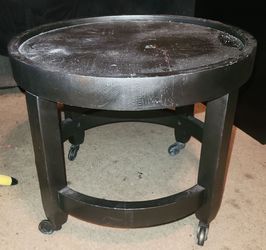 Small table on wheels