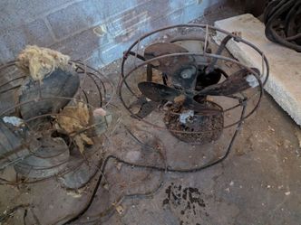 Antique fans.