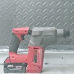 18v Milwaukee Sds Hammer Drill w 5 Ah Battery 