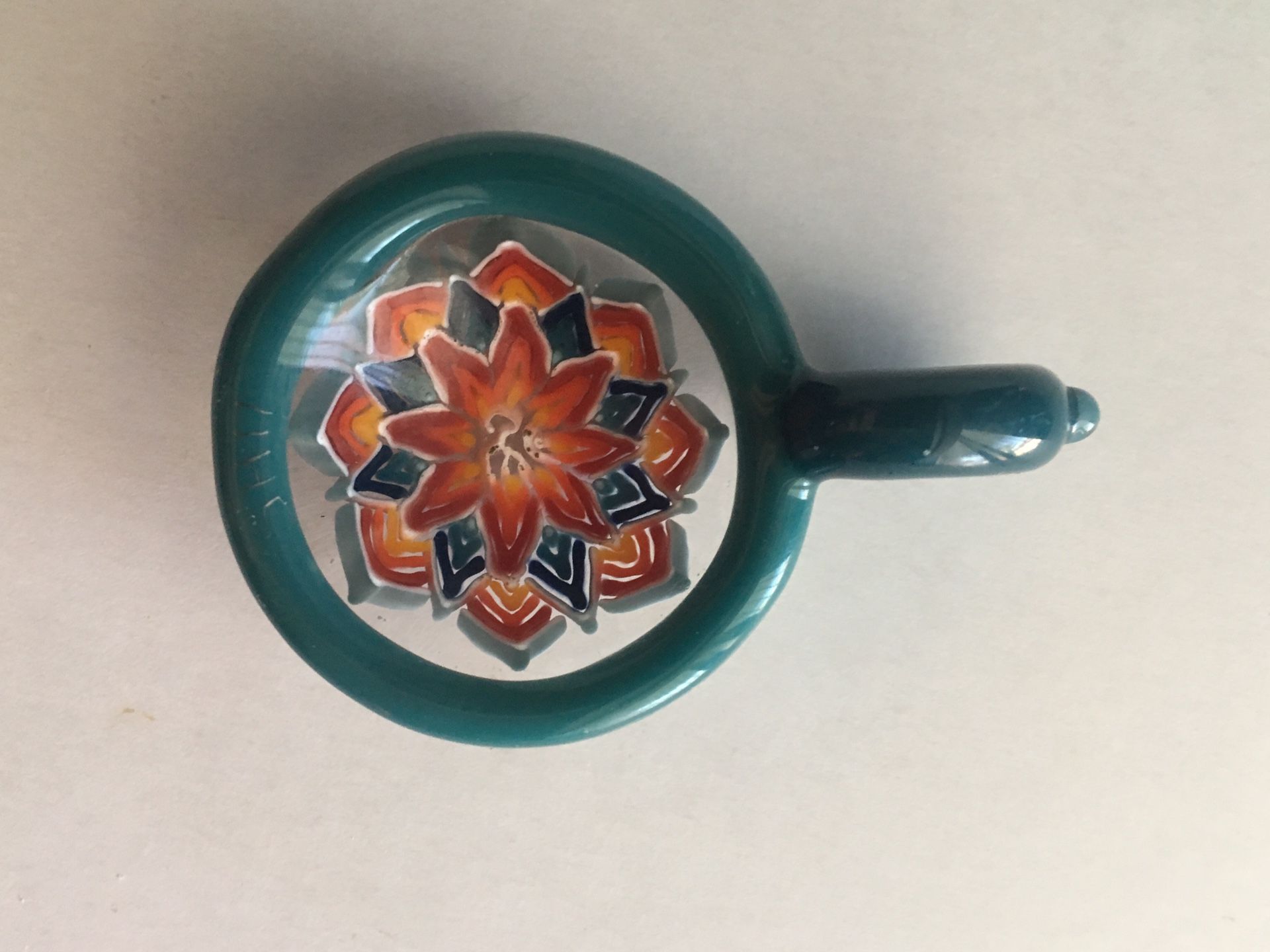 Steve H Glass Pendant “OHM” first writing