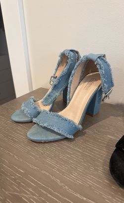 The Blue Denim Heels 