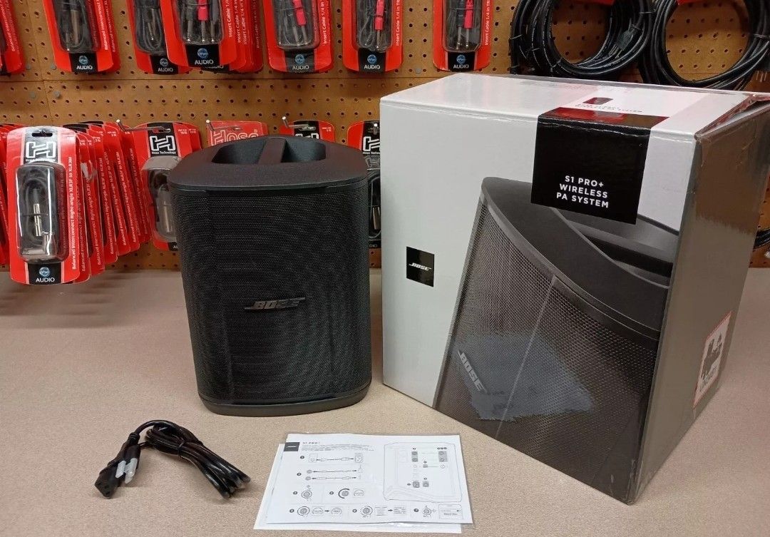 Bose S1 Pro+ Portable Wireless PA System with Bluetooth, Black
