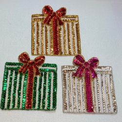 Vintage 90s Present Appliqués