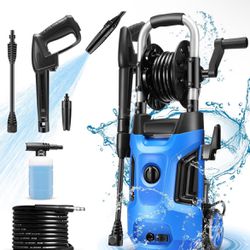 Suyncll Electric Pressure Washer, 2.5GPM 1800w High Power Washer 
