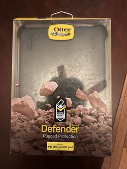 OtterBox Defender Series Case for iPad 7th, 8th & 9th Gen (10.2" Display - 2019, 2020 & 2021 Version) - Non-Retail/Ships in Polybag - Black, Rugged, D