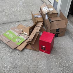 Moving Boxes And Bubble Wrap