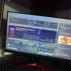 gaming pc and monitor 