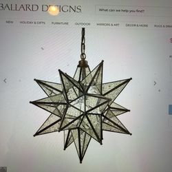 Moravian Star Pendant 