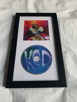 J Cole Signed KOD CD Cover w/ PSA COA Framed Autographed Rap Hip Hop Music Album