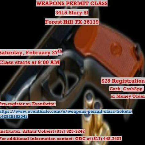 Weapons Permit Class