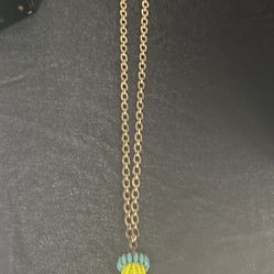 New long chain Beaded necklace