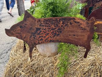 Corten Steel Pig