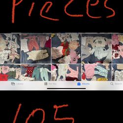105 Pieces Of Baby Clothes Size 3  And 6 Months Is Not Free Please Give Me An Offer