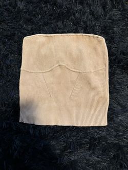 brown tube top
