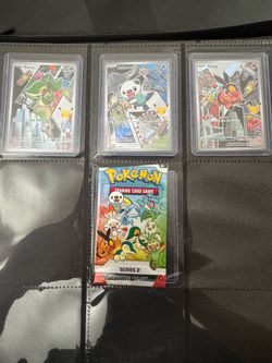 Unova starters from First Partners Set