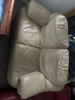 Free Leather Love Seat