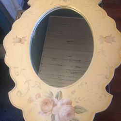 Hand Painted Antique Mirror
