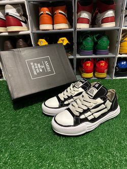 Amiri Skeleton shoes black/white