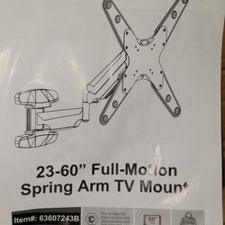 Atlantic Full Motion Tv Wall Mount (Supports up to 66lbs)