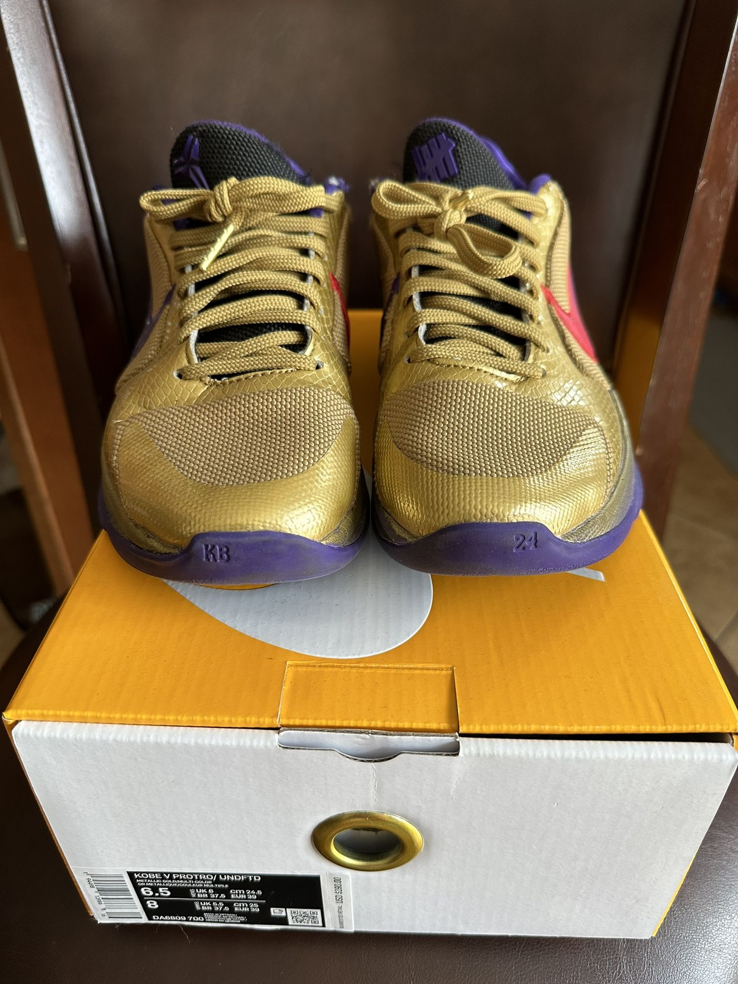 Nike Kobe Protro Undefeated Hall Of Fame Size