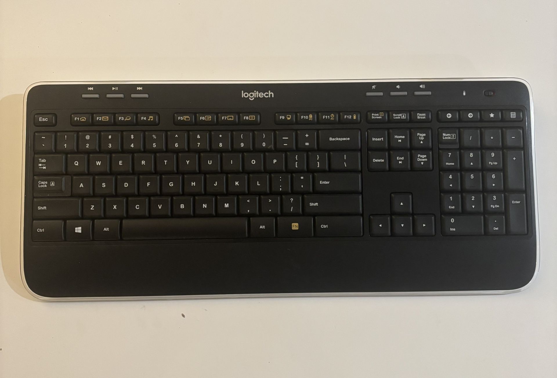 Wireless Keyboard - Logictech.  NEVER USED
