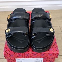 Brand New Tory Burch Kira Sport Slide Leather Women's Shoes. Size 8