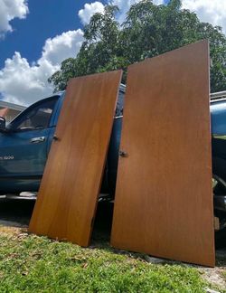 3 Doors-2 32”x80”H- 36”Lx80”H $100 Each