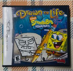 Drawn to Life: SpongeBob SquarePants Edition (Nintendo DS, 2008) Tested C509