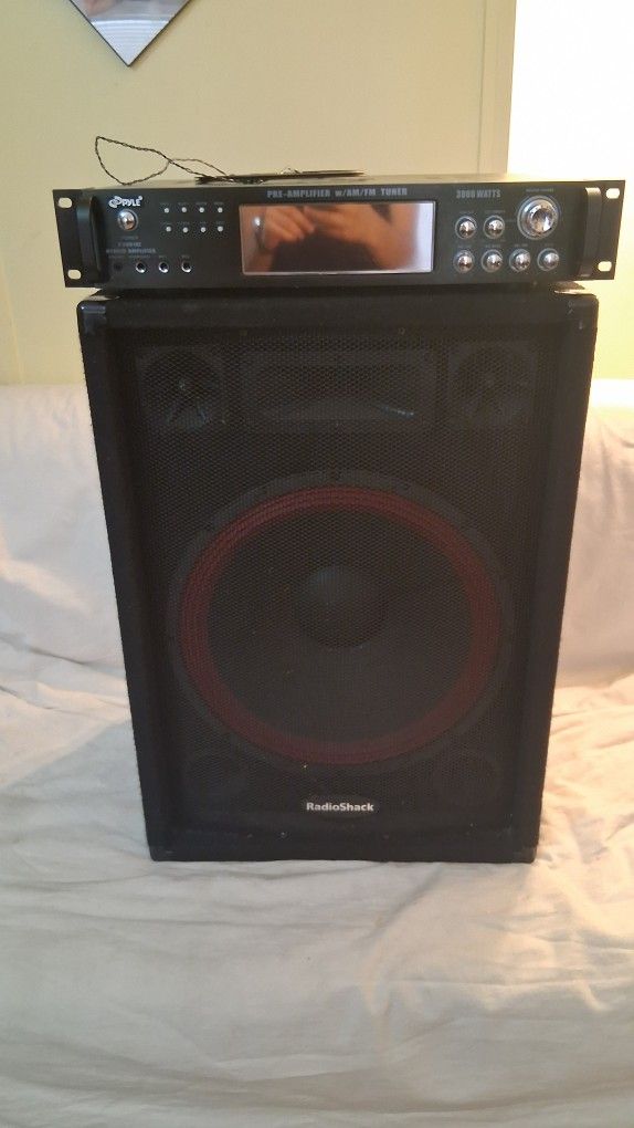 Speakers And Amplifier