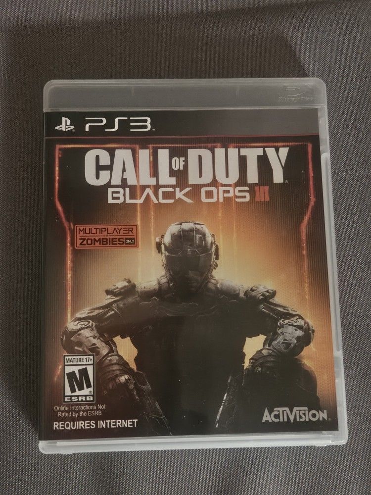 Call of Duty Black Ops III Multiplayer & Zombies PS3 PlayStation 3