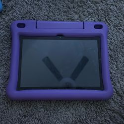 Purple Amazon iPad for kids