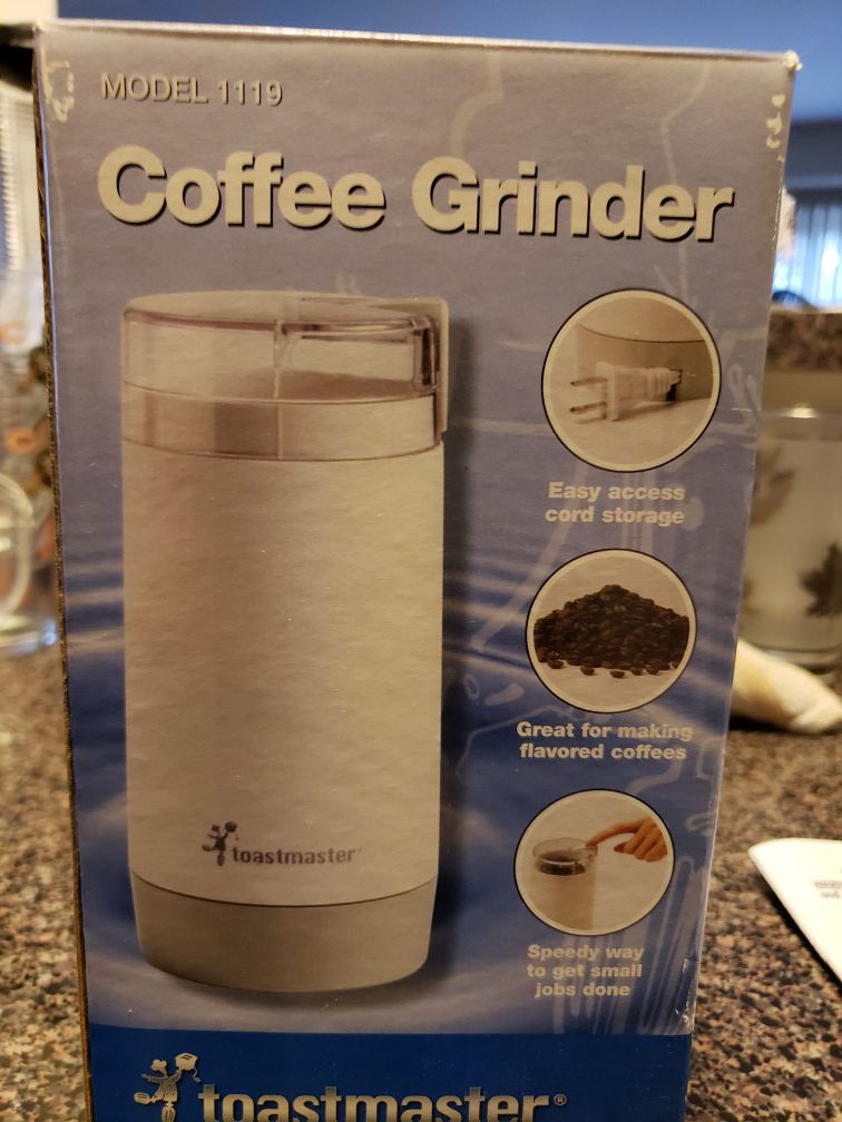 Coffee grinder by Toastmaster