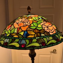 Vintage Tiffany Style Floor Lamp 