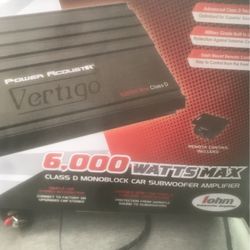 Power Acoustik Amp 6000 Watts Brand New
