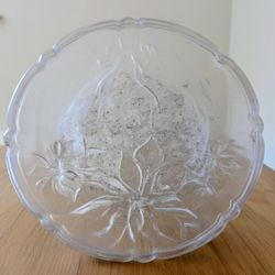 Mikasa Crystal Christmas 3D Serving Tray 