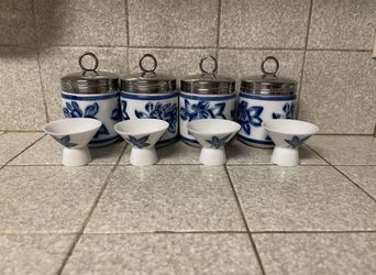 Sake Cups And Egg Coddler 