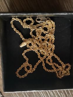 10k gold rope chain