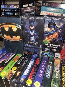 Batman trilogy VHS