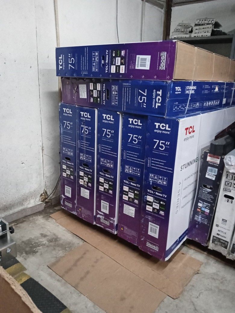 TCL75 Inch Roku Brand New