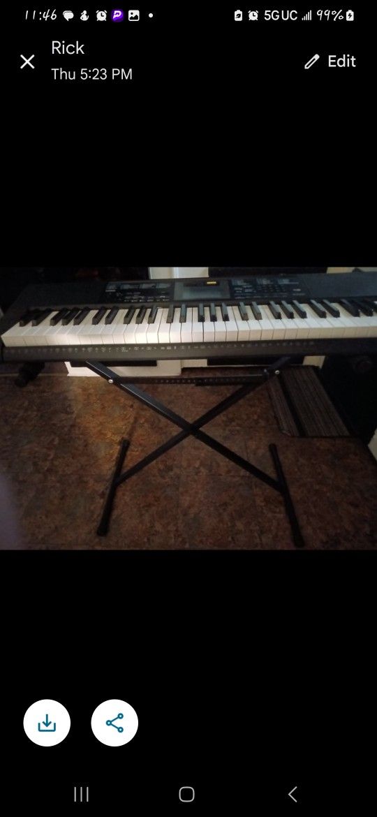 Casio Keyboard Asking 200