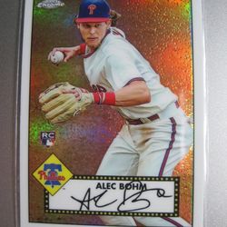 Alec Bohm Topps Chrome
