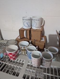 15 Coffee Cups For 5$, Some New, Some Used 