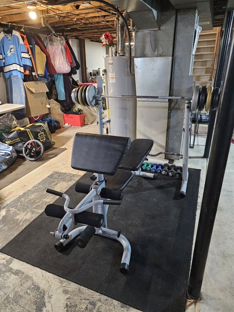 Workout bench in all the weights 200 Or Best Offer