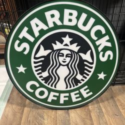24” Starbucks Sign