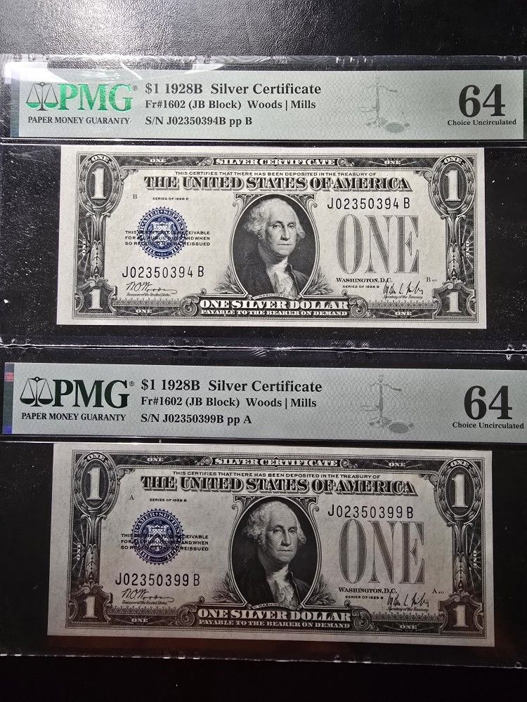 1928B Silver Certificate