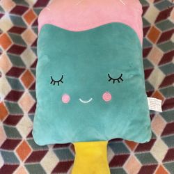 Cute Blue And Pink Ice cream Plush 