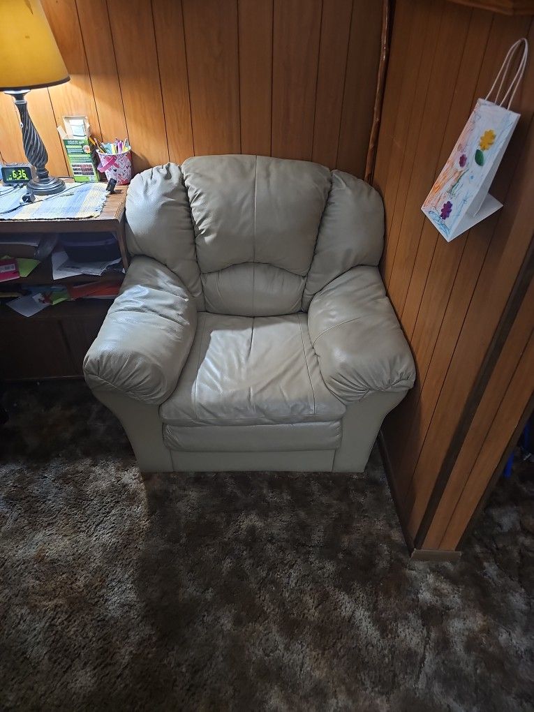Real Leather Chair
